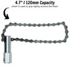 Teng Tools 1/2" Drive All Steel Chain Style Oil Filter Removal Tool 9120